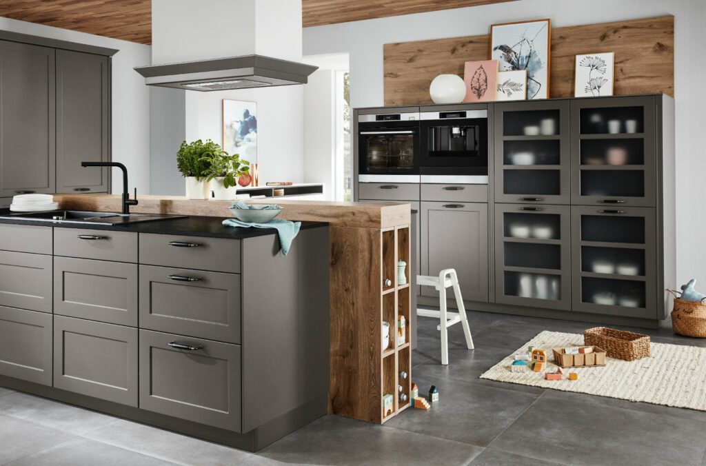 Nobilia Grey Country Style Shaker Kitchen 1 | Kutchenhaus, Reigate